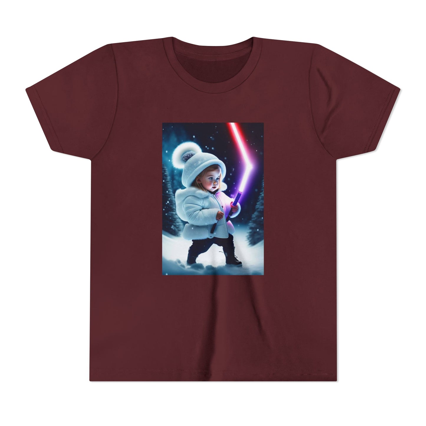 Youth Short Sleeve Tee - Cool Jedi Kid Design, Star Wars Inspired, Perfect for Birthdays, Playtime, and Pretend Adventures