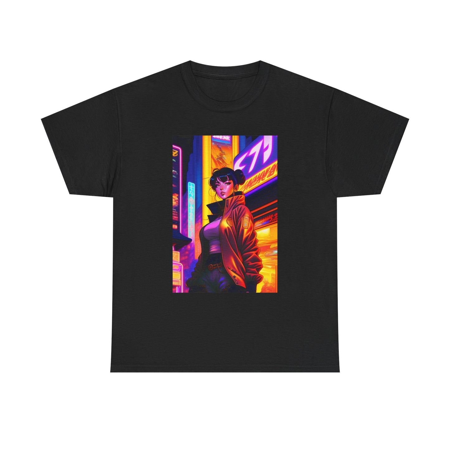 Vibrant Urban Art Tee | Unisex Cotton T-Shirt Inspired by City Life, Casual Wear, Gift for Art Lovers, Artistic Apparel, Streetwear Style