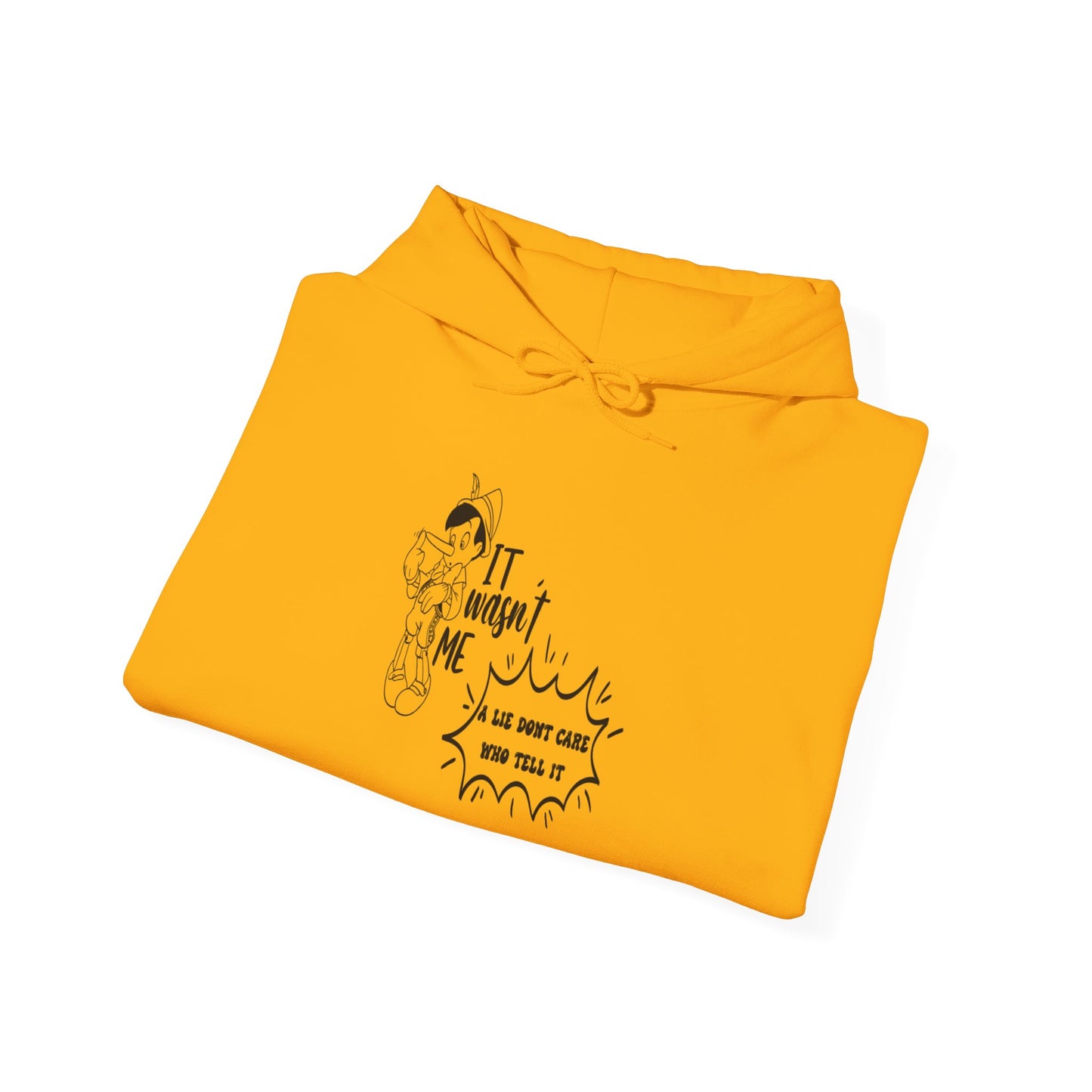 Hooded Sweatshirt Pinocchio and a Lie Design