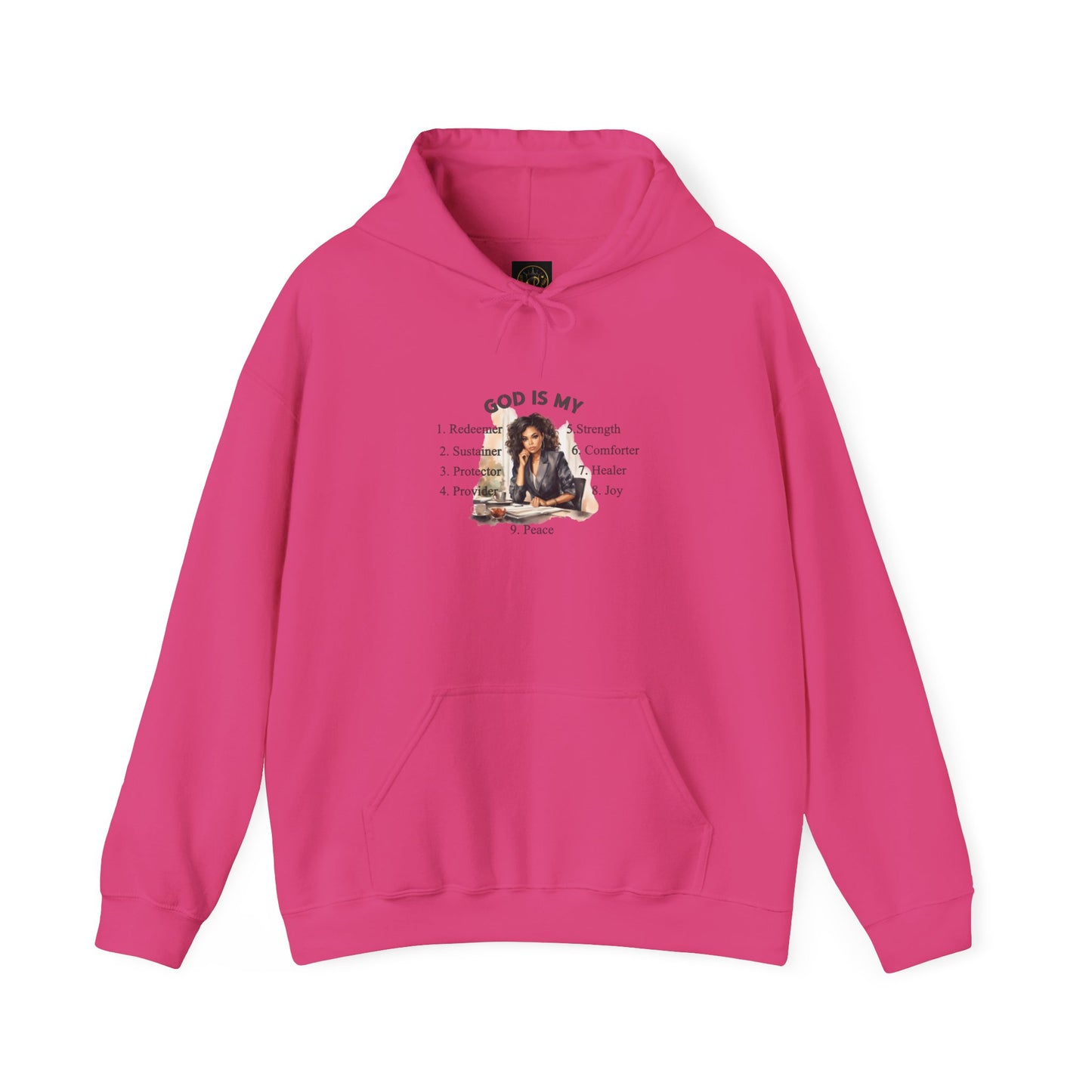 Inspirational Sweatshirt - 'God is My' Unisex Hoodie