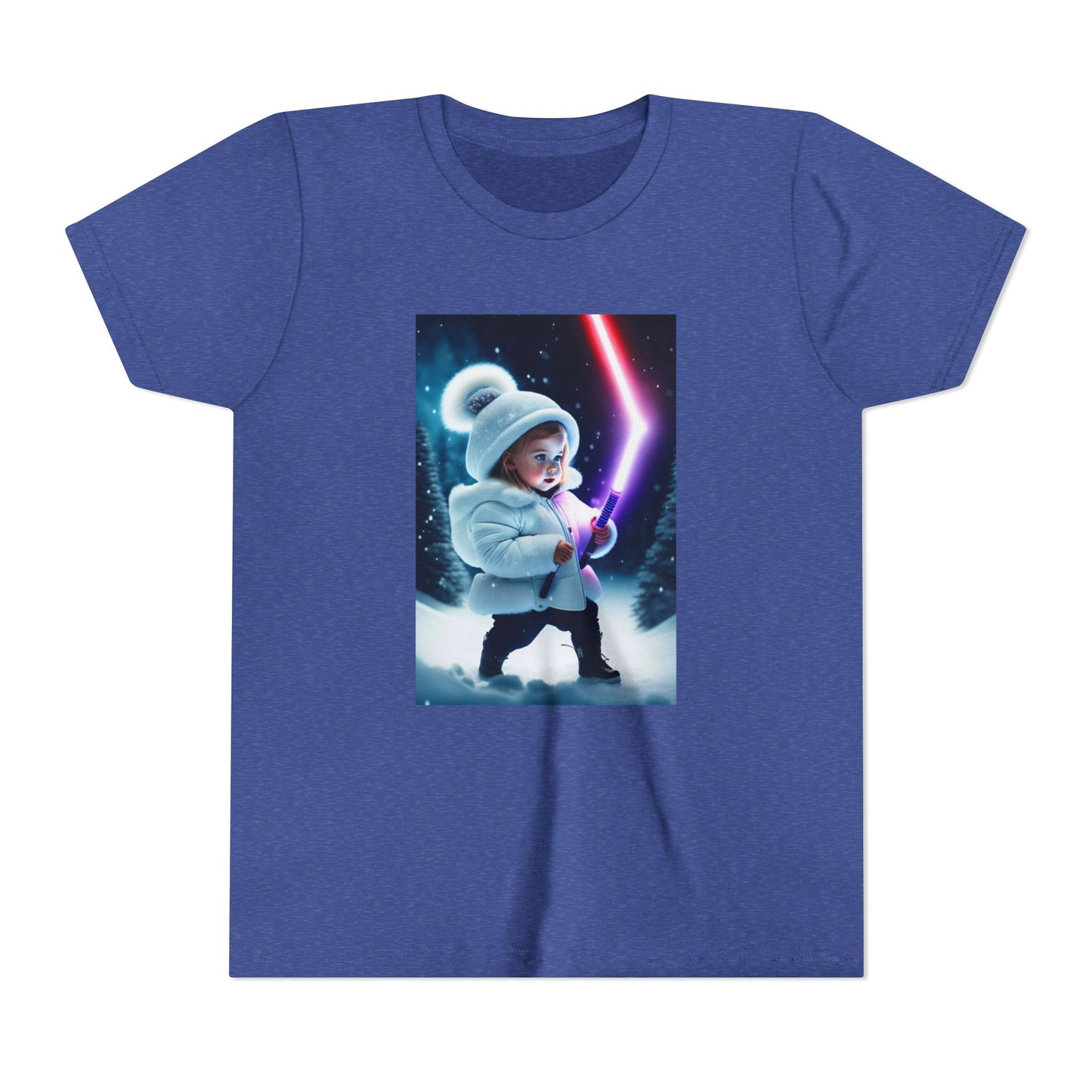 Youth Short Sleeve Tee - Cool Jedi Kid Design, Star Wars Inspired, Perfect for Birthdays, Playtime, and Pretend Adventures