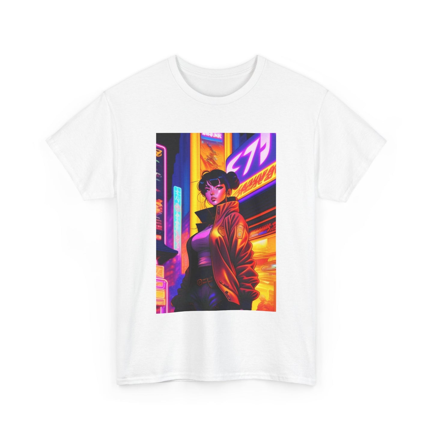 Vibrant Urban Art Tee | Unisex Cotton T-Shirt Inspired by City Life, Casual Wear, Gift for Art Lovers, Artistic Apparel, Streetwear Style
