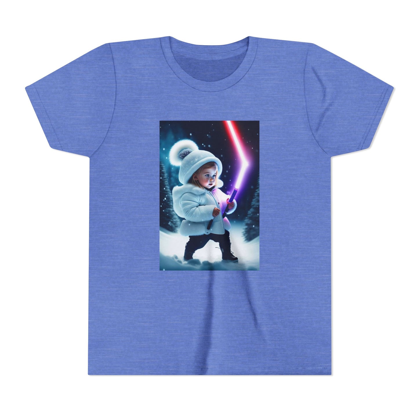 Youth Short Sleeve Tee - Cool Jedi Kid Design, Star Wars Inspired, Perfect for Birthdays, Playtime, and Pretend Adventures