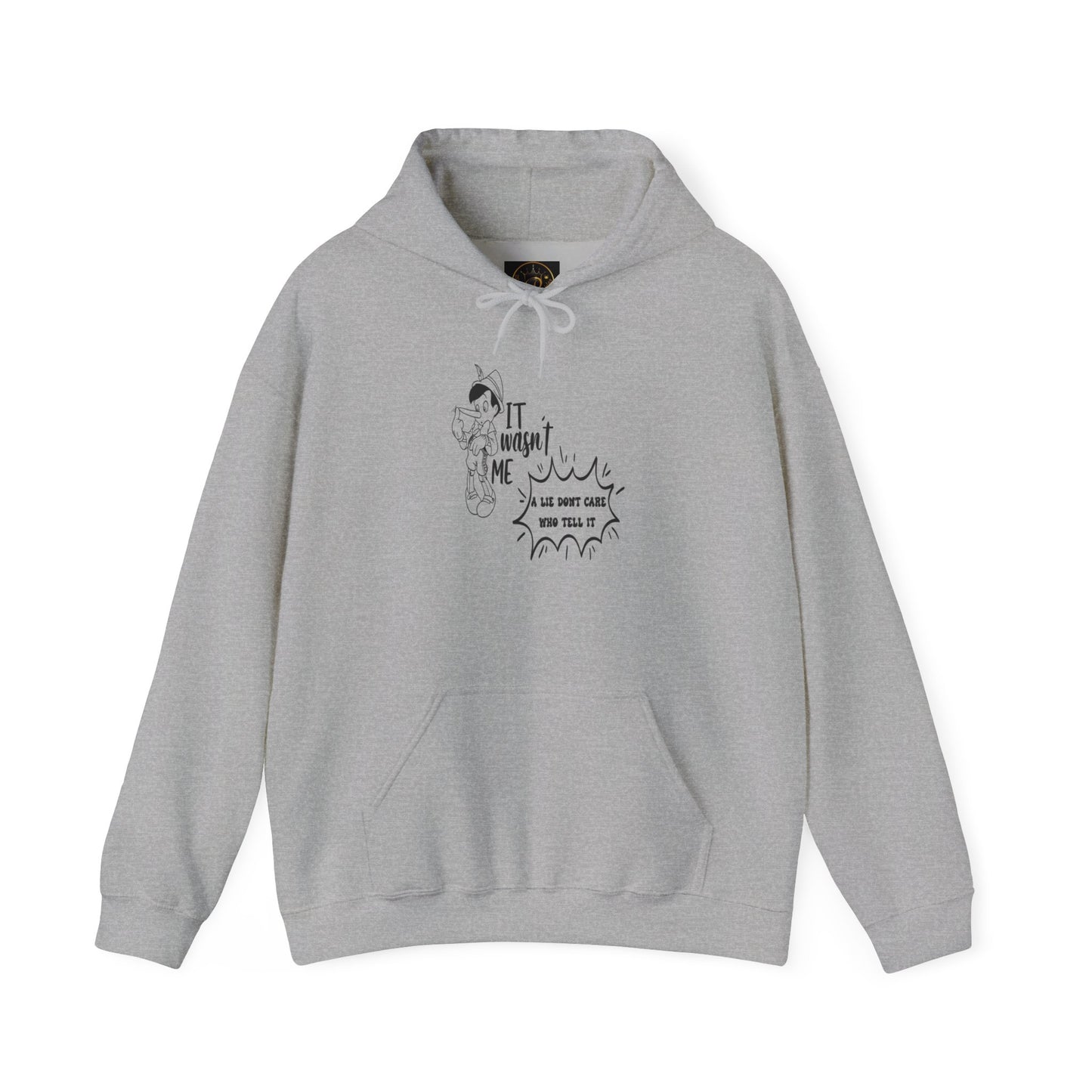 Hooded Sweatshirt Pinocchio and a Lie Design