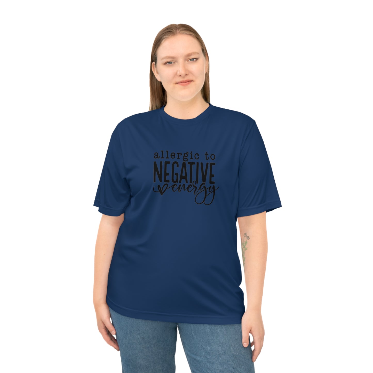 Negative Energy Allergic Unisex Performance T-shirt