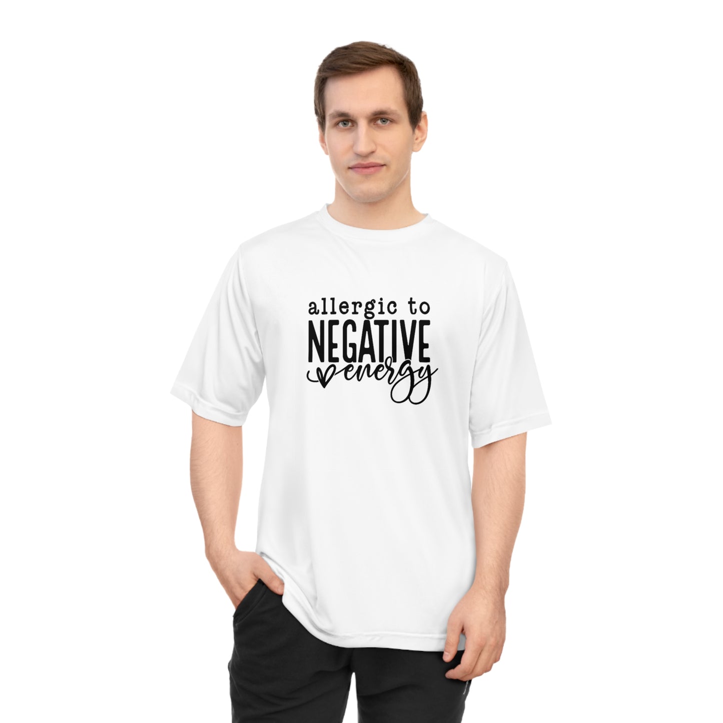 Negative Energy Allergic Unisex Performance T-shirt