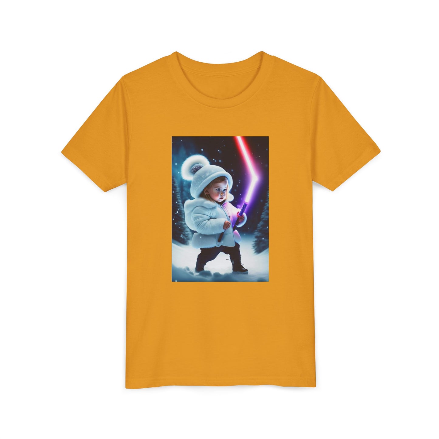 Youth Short Sleeve Tee - Cool Jedi Kid Design, Star Wars Inspired, Perfect for Birthdays, Playtime, and Pretend Adventures