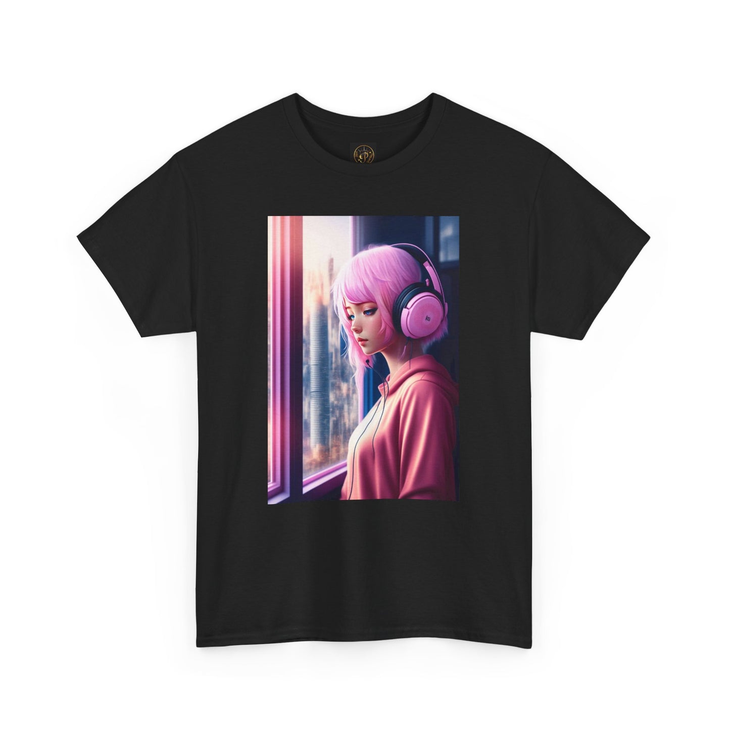 Melancholic Vibes Unisex Heavy Cotton Tee, Aesthetic Shirt, Music Lover Gift, Casual Wear, Home Lounge Tee