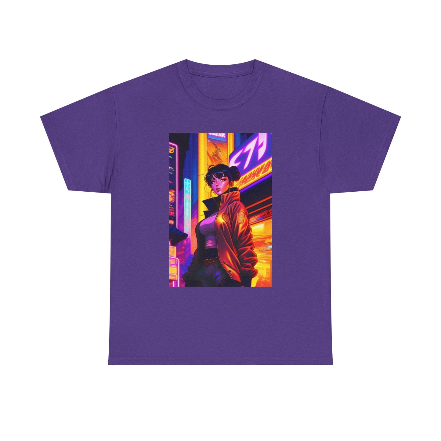 Vibrant Urban Art Tee | Unisex Cotton T-Shirt Inspired by City Life, Casual Wear, Gift for Art Lovers, Artistic Apparel, Streetwear Style