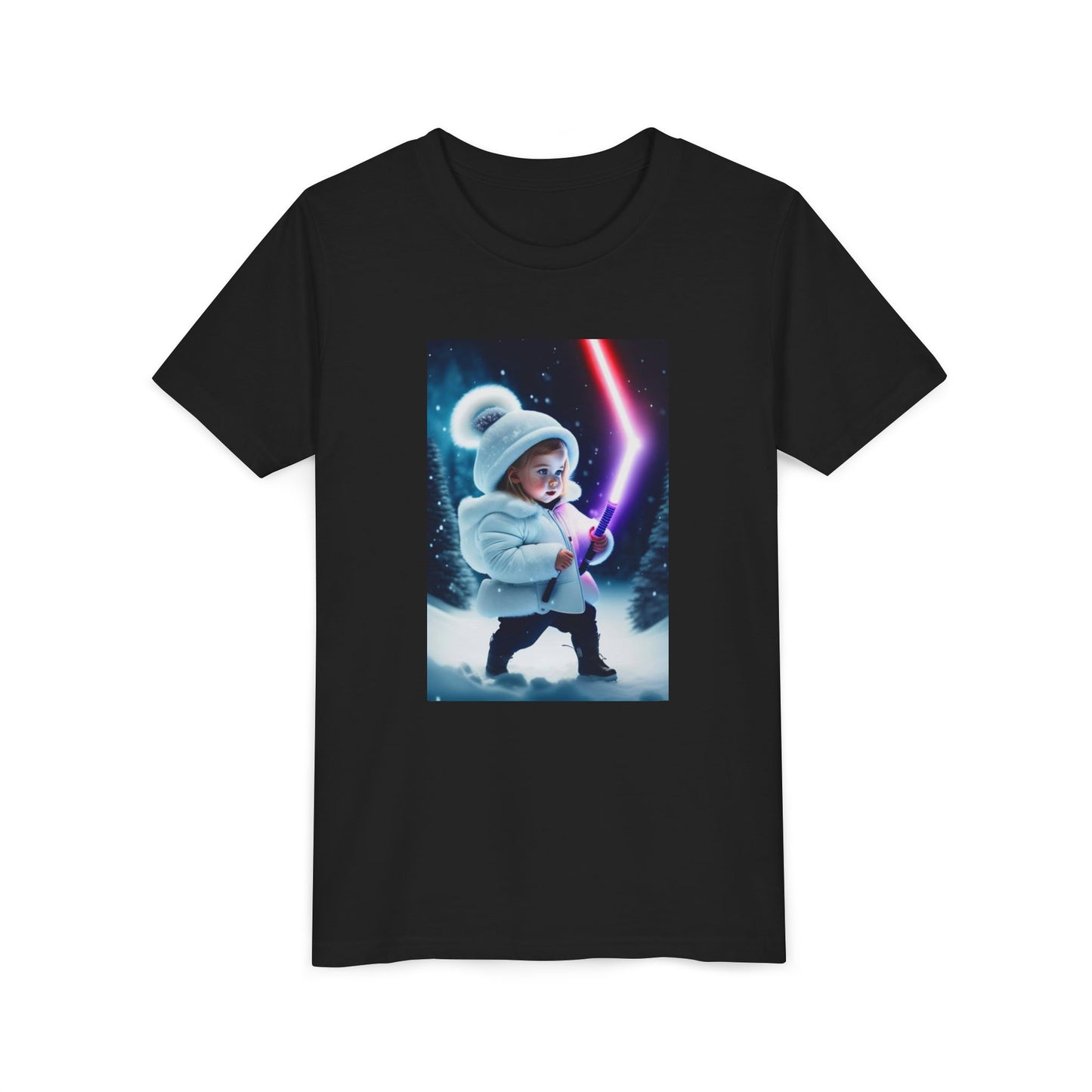Youth Short Sleeve Tee - Cool Jedi Kid Design, Star Wars Inspired, Perfect for Birthdays, Playtime, and Pretend Adventures