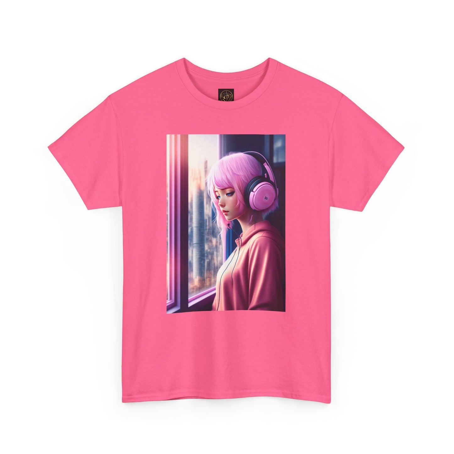 Melancholic Vibes Unisex Heavy Cotton Tee, Aesthetic Shirt, Music Lover Gift, Casual Wear, Home Lounge Tee