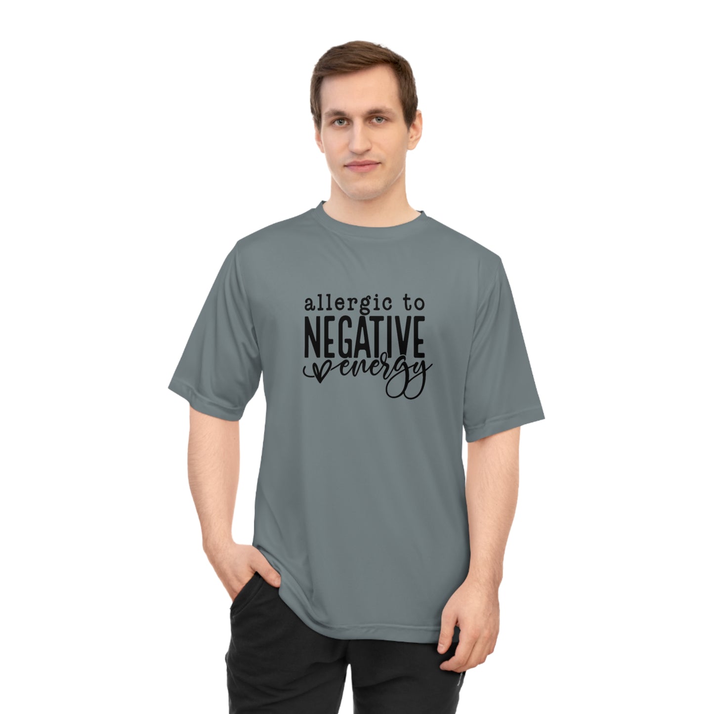 Negative Energy Allergic Unisex Performance T-shirt