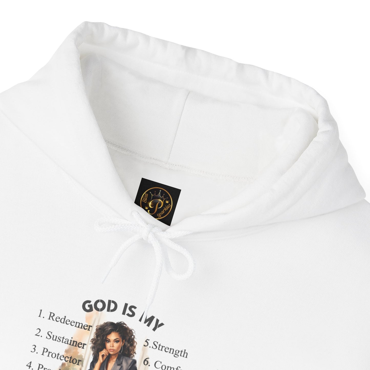 Inspirational Sweatshirt - 'God is My' Unisex Hoodie