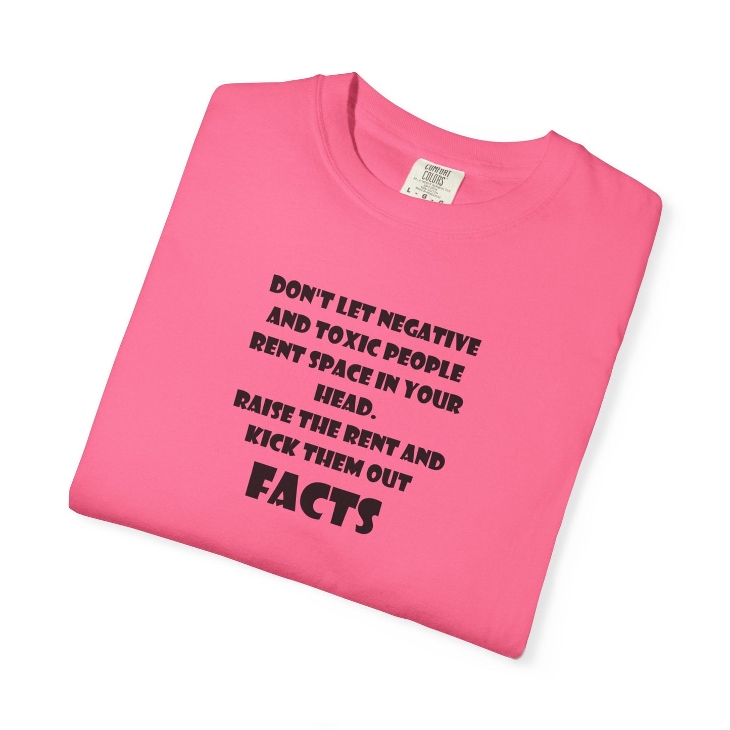 Graphic T-Shirt - Don't Let Negative Toxic People Rent Space In Your Head