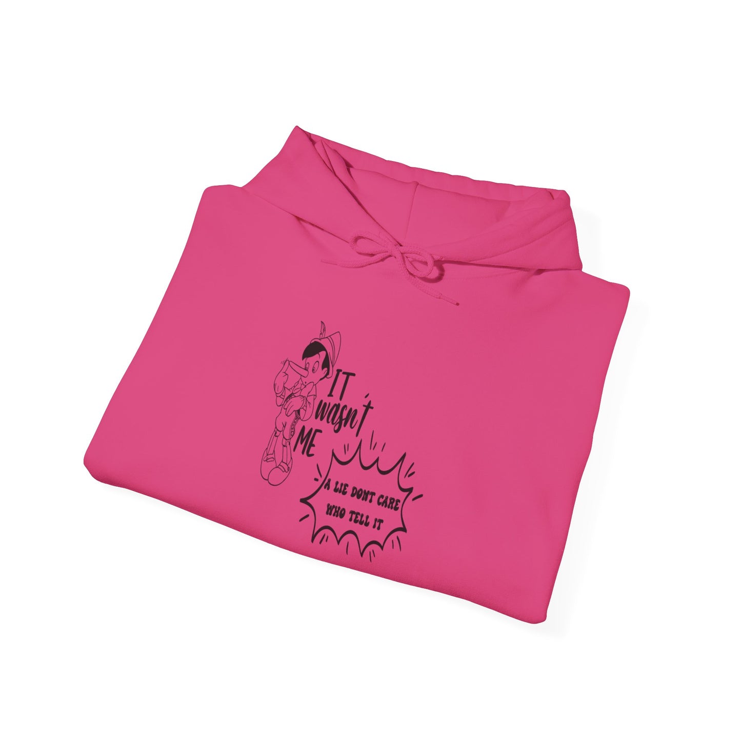 Hooded Sweatshirt Pinocchio and a Lie Design