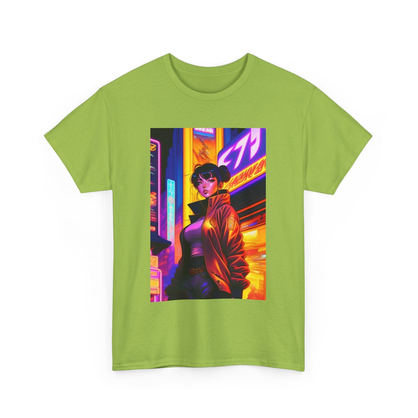 Vibrant Urban Art Tee | Unisex Cotton T-Shirt Inspired by City Life, Casual Wear, Gift for Art Lovers, Artistic Apparel, Streetwear Style
