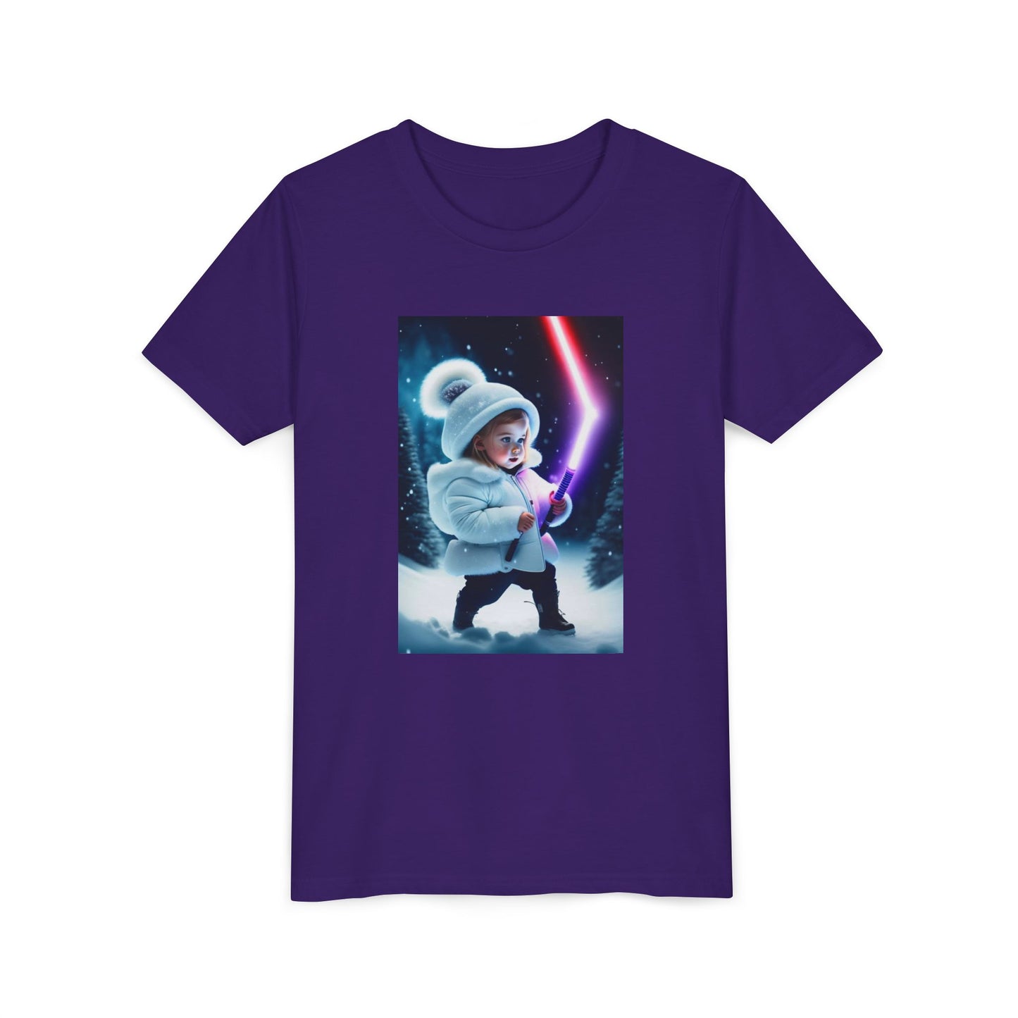 Youth Short Sleeve Tee - Cool Jedi Kid Design, Star Wars Inspired, Perfect for Birthdays, Playtime, and Pretend Adventures
