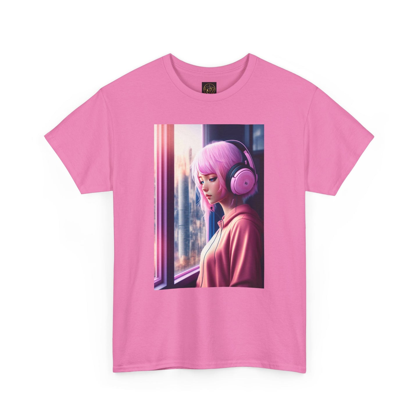 Melancholic Vibes Unisex Heavy Cotton Tee, Aesthetic Shirt, Music Lover Gift, Casual Wear, Home Lounge Tee