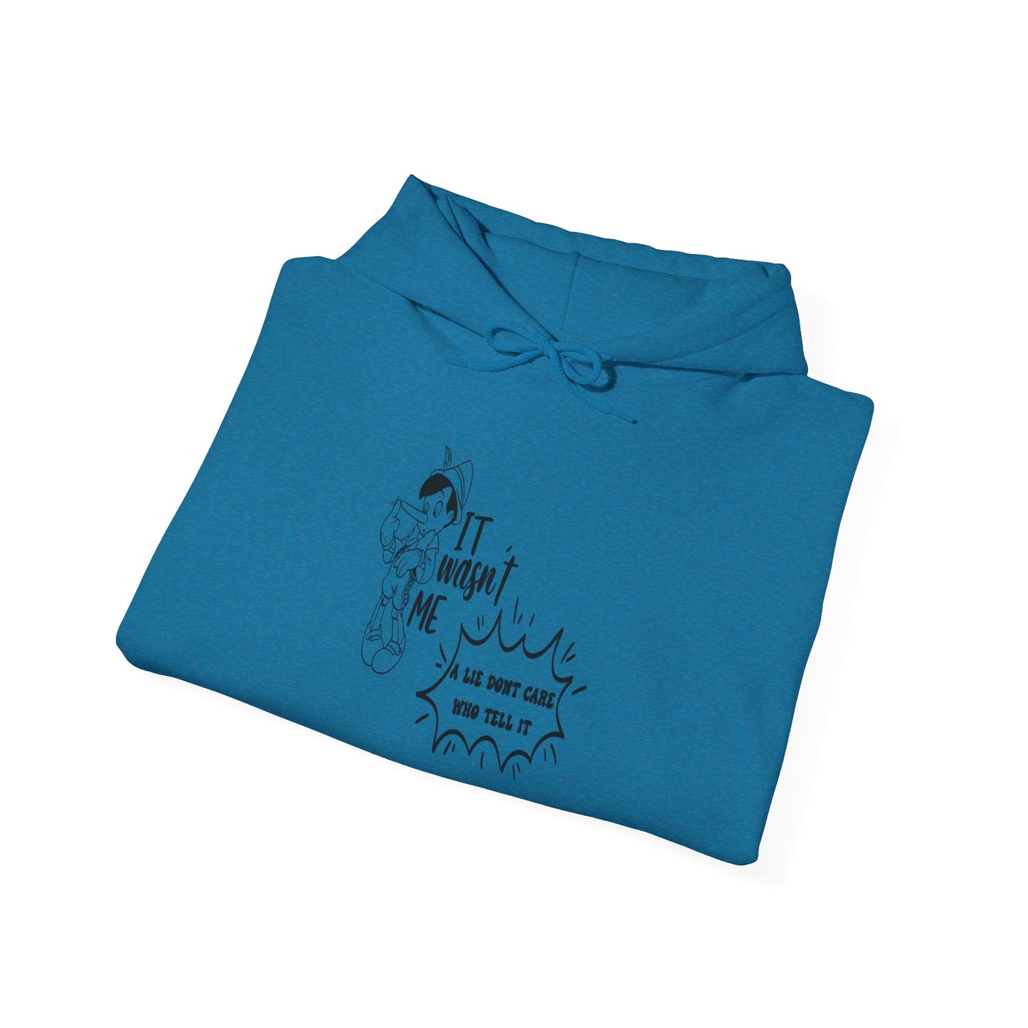Hooded Sweatshirt Pinocchio and a Lie Design