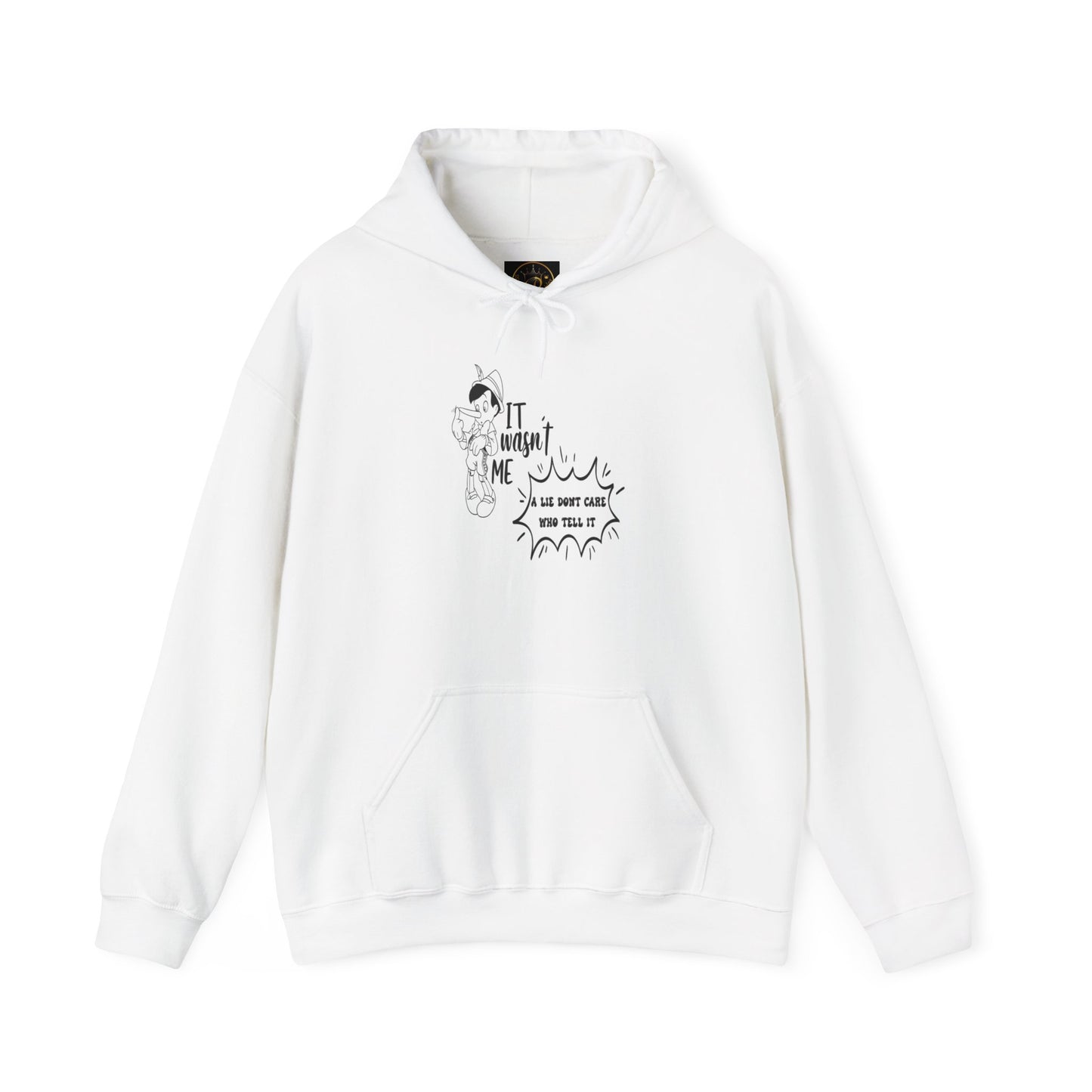 Hooded Sweatshirt Pinocchio and a Lie Design