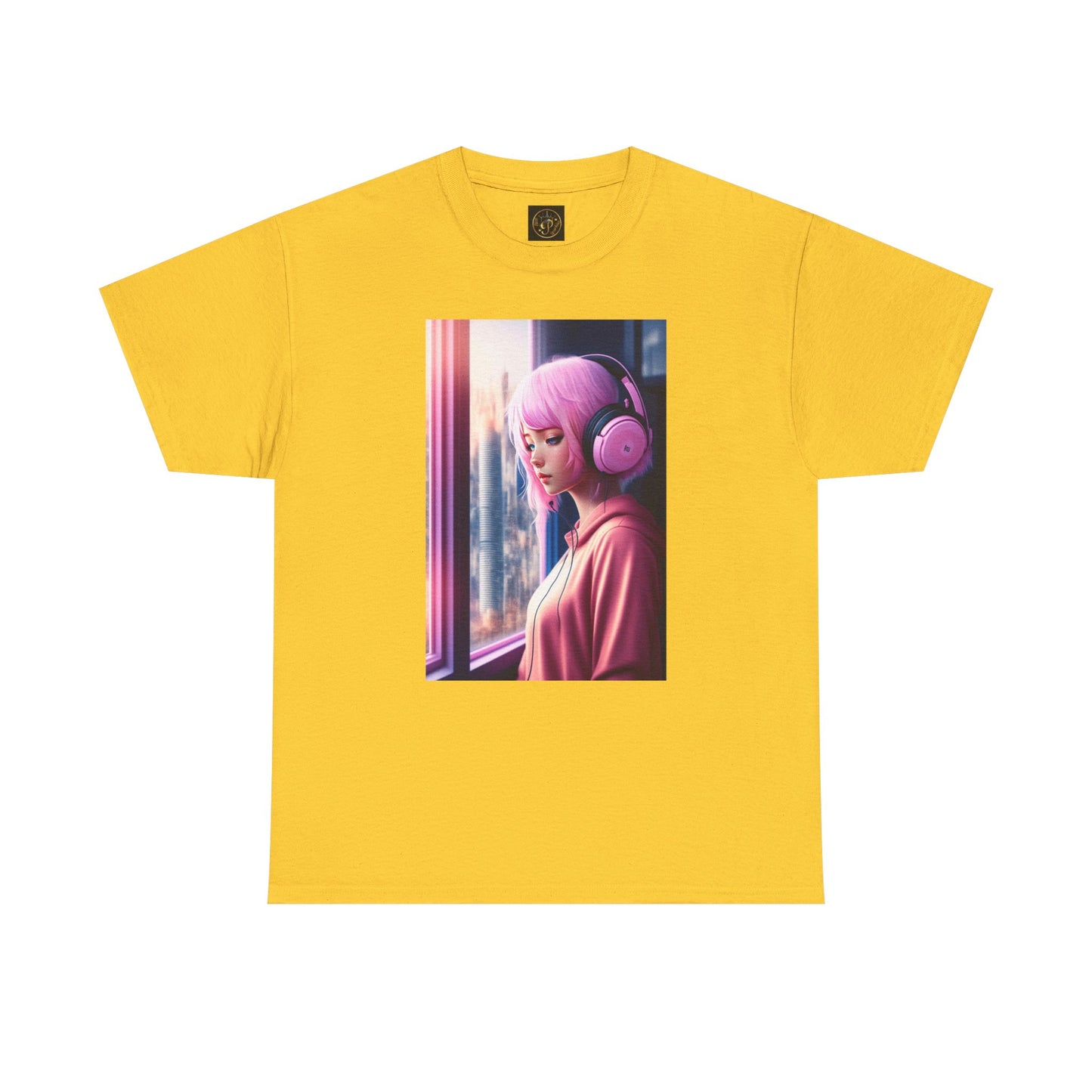 Melancholic Vibes Unisex Heavy Cotton Tee, Aesthetic Shirt, Music Lover Gift, Casual Wear, Home Lounge Tee