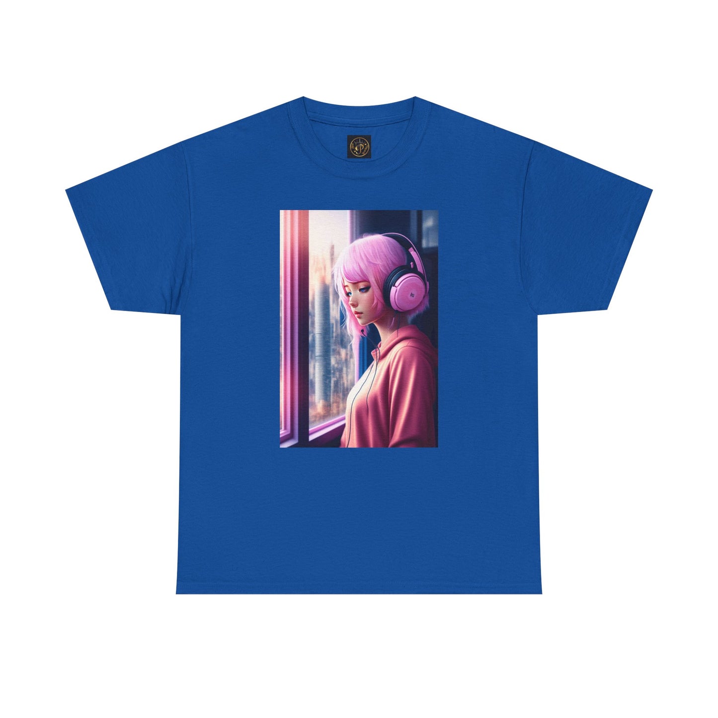 Melancholic Vibes Unisex Heavy Cotton Tee, Aesthetic Shirt, Music Lover Gift, Casual Wear, Home Lounge Tee