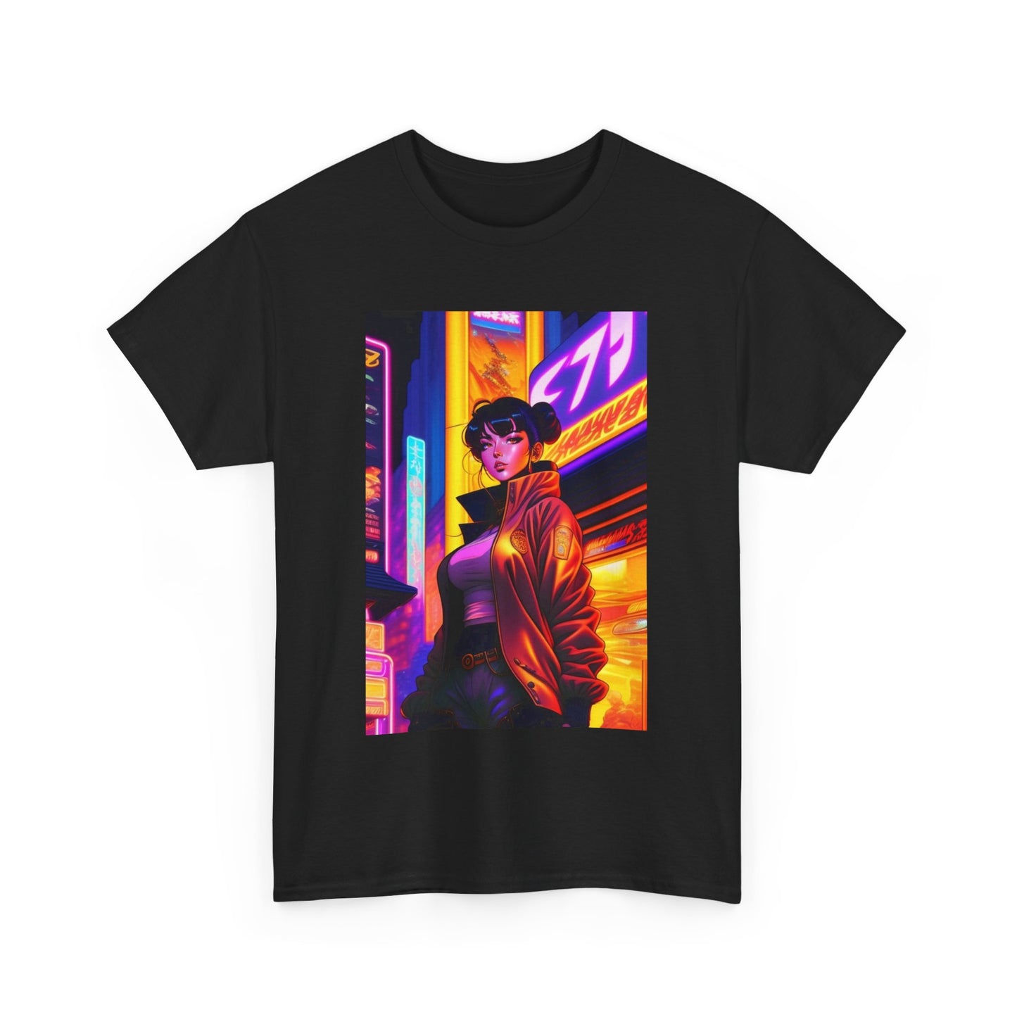 Vibrant Urban Art Tee | Unisex Cotton T-Shirt Inspired by City Life, Casual Wear, Gift for Art Lovers, Artistic Apparel, Streetwear Style