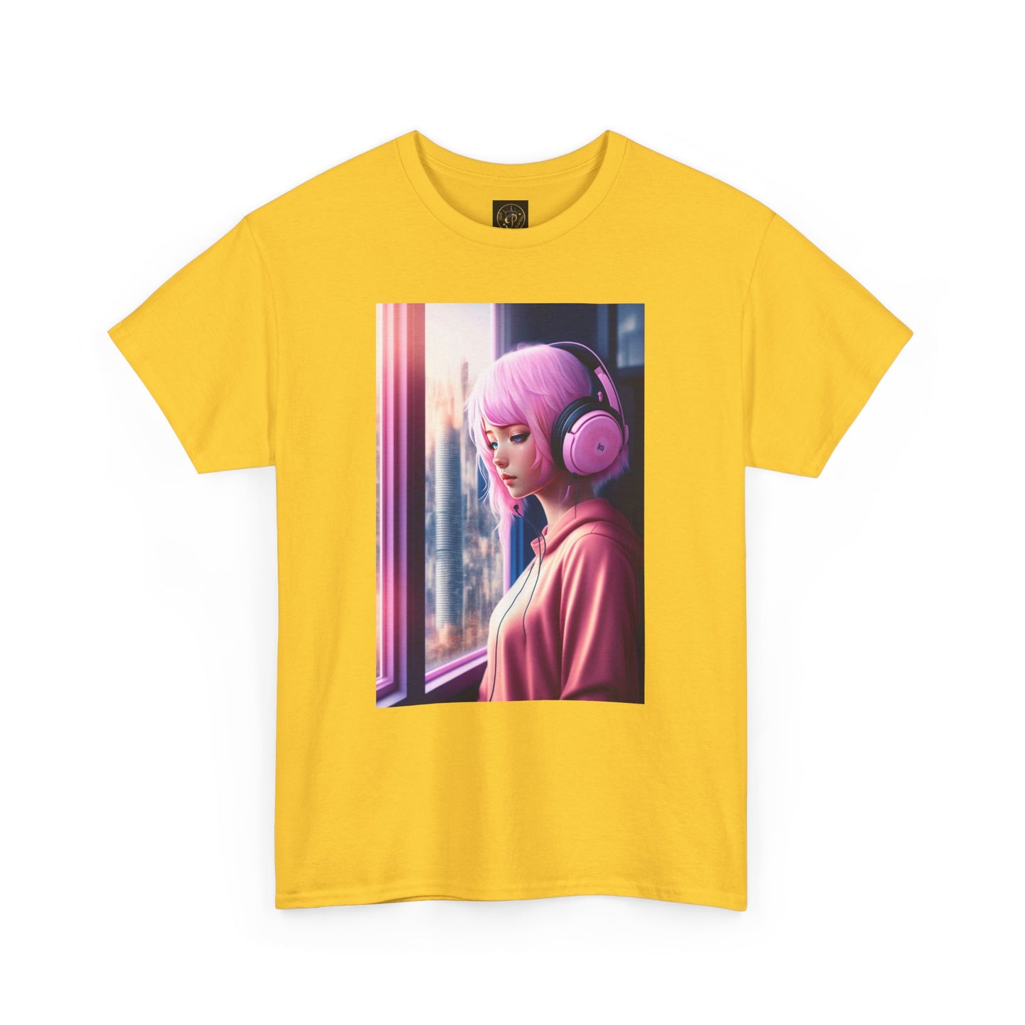 Melancholic Vibes Unisex Heavy Cotton Tee, Aesthetic Shirt, Music Lover Gift, Casual Wear, Home Lounge Tee