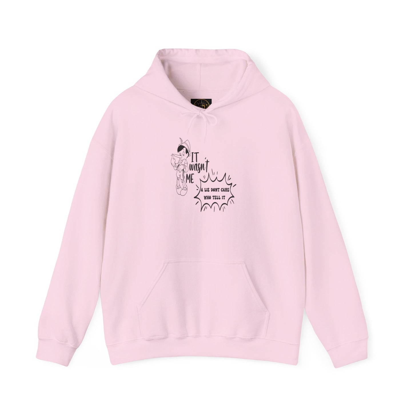 Hooded Sweatshirt Pinocchio and a Lie Design