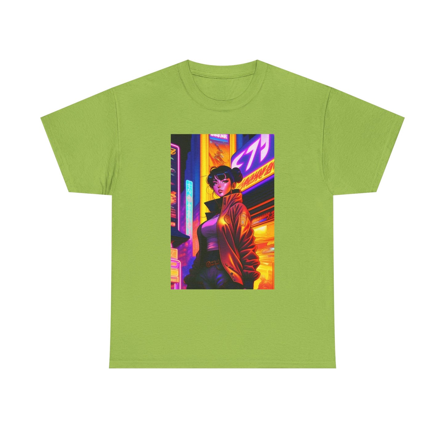Vibrant Urban Art Tee | Unisex Cotton T-Shirt Inspired by City Life, Casual Wear, Gift for Art Lovers, Artistic Apparel, Streetwear Style