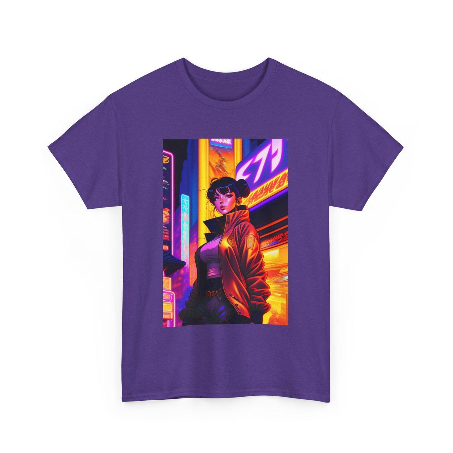 Vibrant Urban Art Tee | Unisex Cotton T-Shirt Inspired by City Life, Casual Wear, Gift for Art Lovers, Artistic Apparel, Streetwear Style