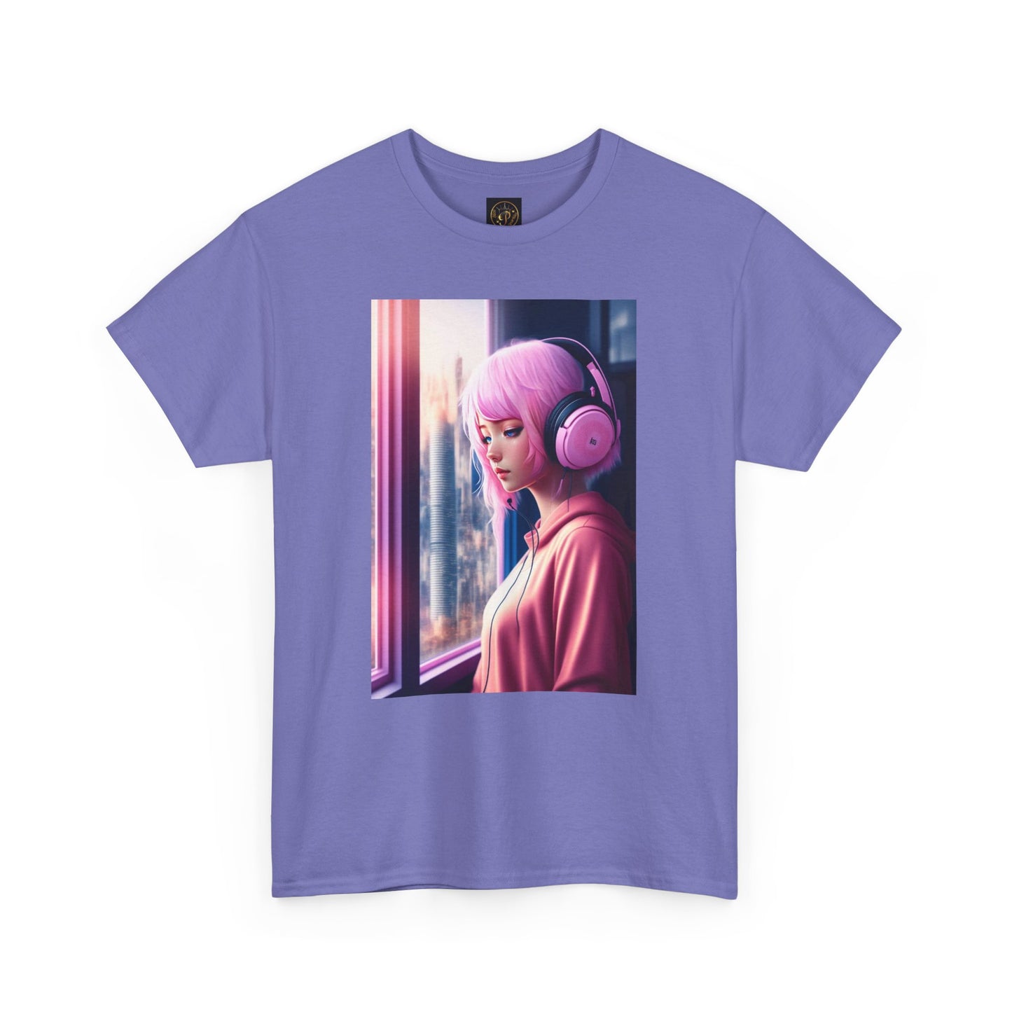 Melancholic Vibes Unisex Heavy Cotton Tee, Aesthetic Shirt, Music Lover Gift, Casual Wear, Home Lounge Tee