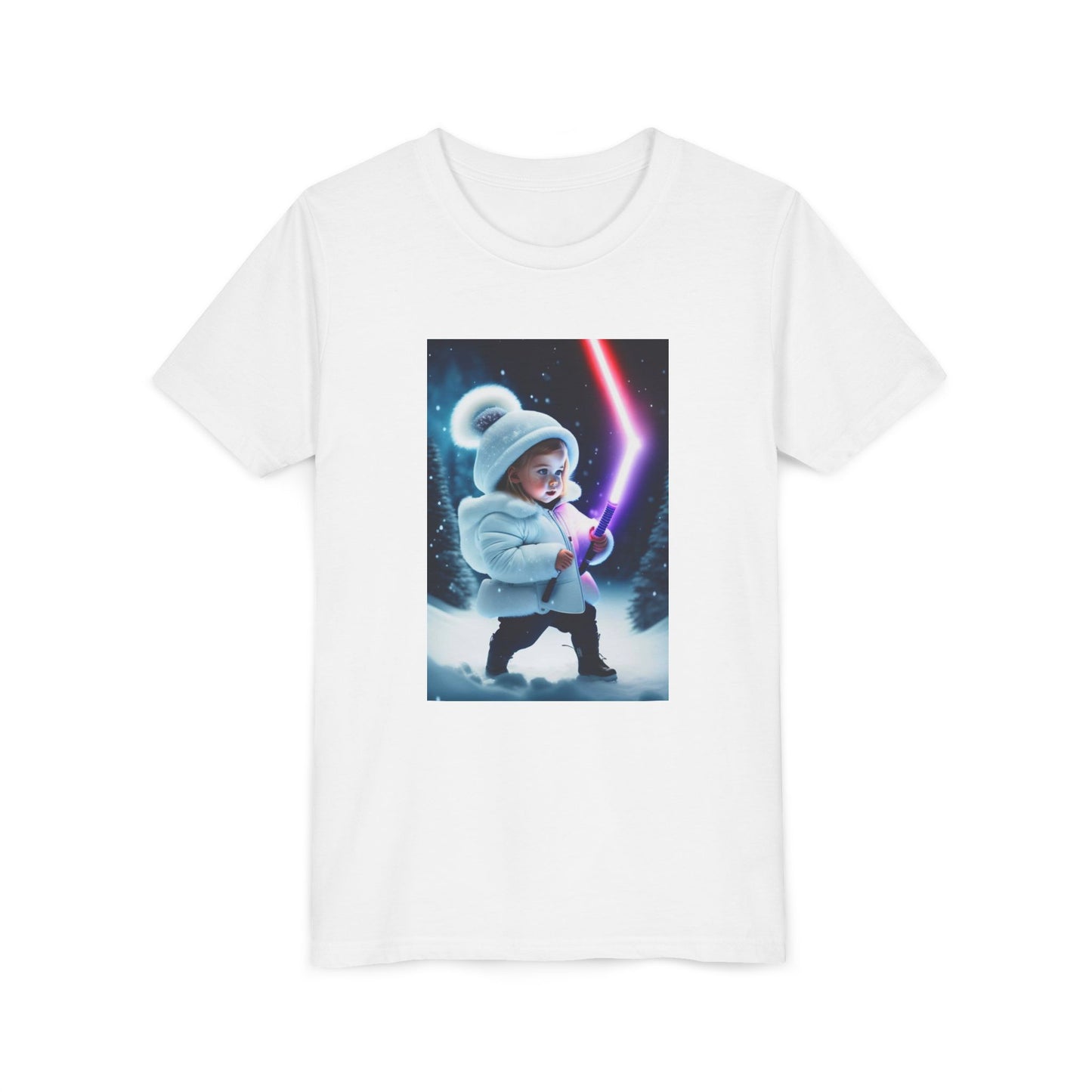 Youth Short Sleeve Tee - Cool Jedi Kid Design, Star Wars Inspired, Perfect for Birthdays, Playtime, and Pretend Adventures