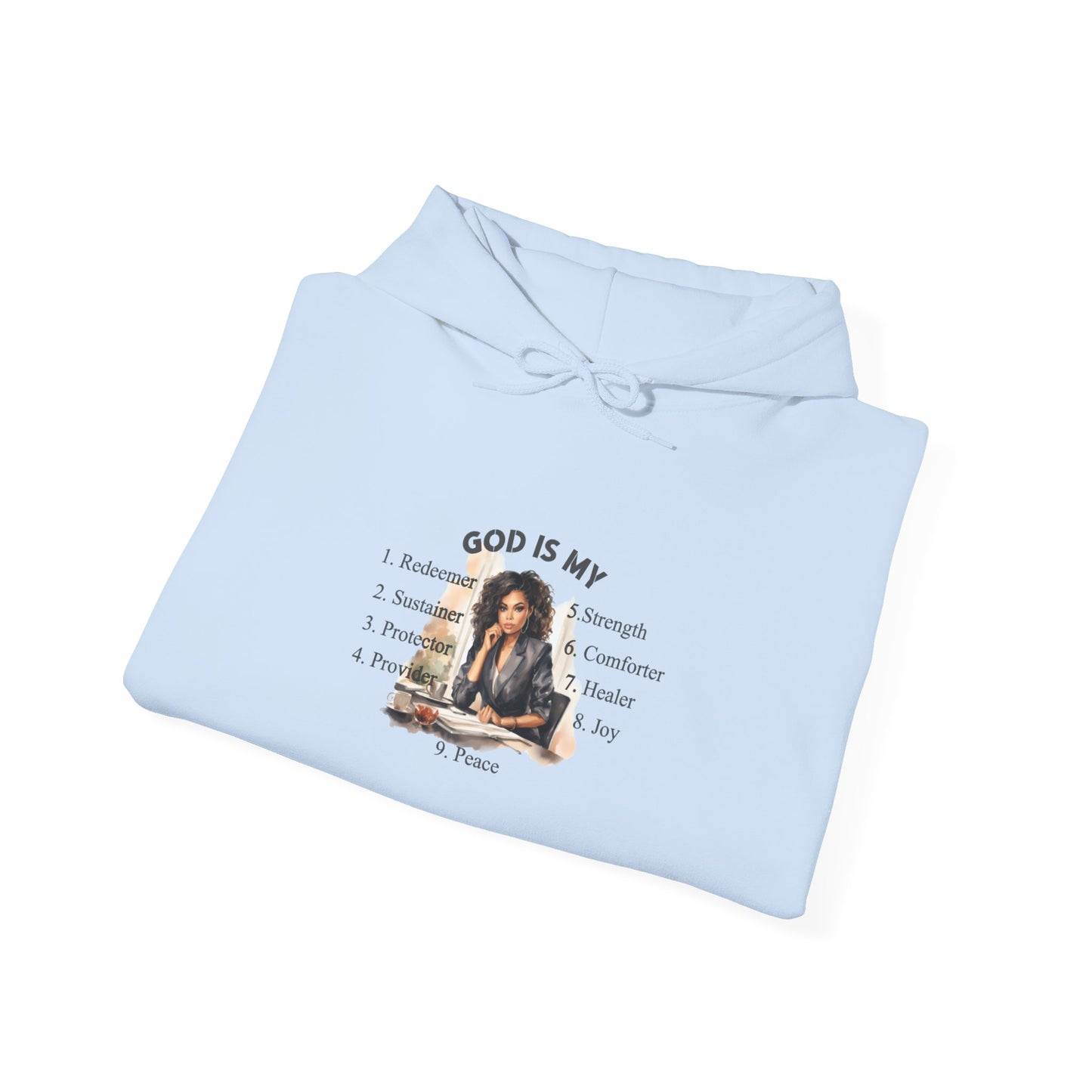Inspirational Sweatshirt - 'God is My' Unisex Hoodie