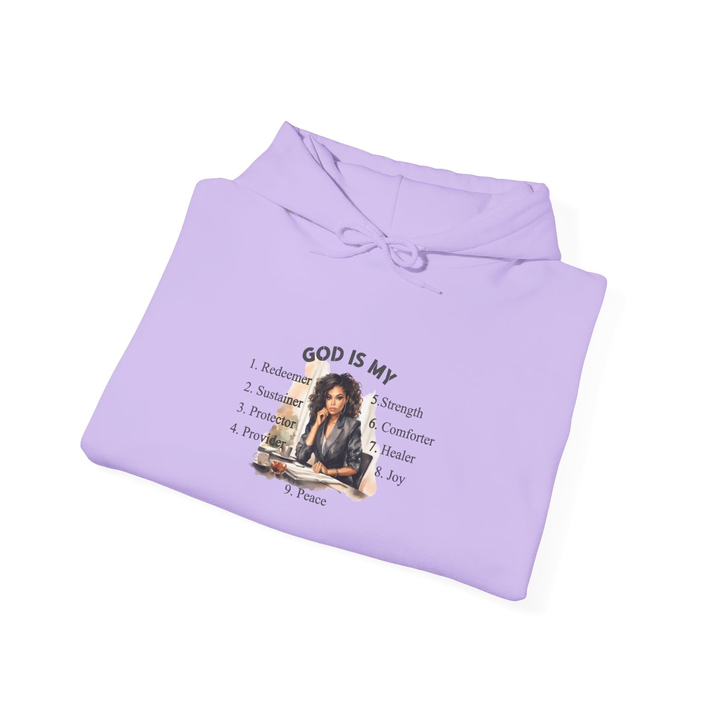 Inspirational Sweatshirt - 'God is My' Unisex Hoodie