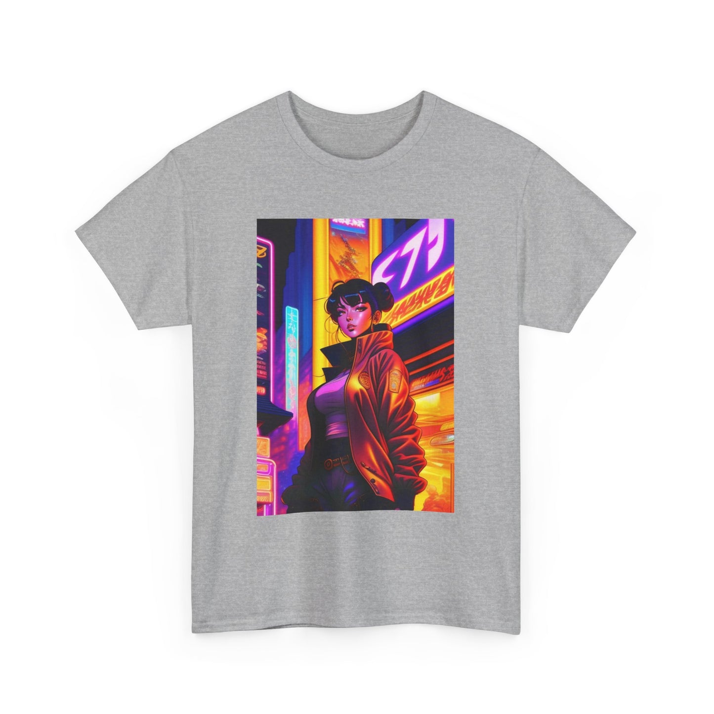 Vibrant Urban Art Tee | Unisex Cotton T-Shirt Inspired by City Life, Casual Wear, Gift for Art Lovers, Artistic Apparel, Streetwear Style