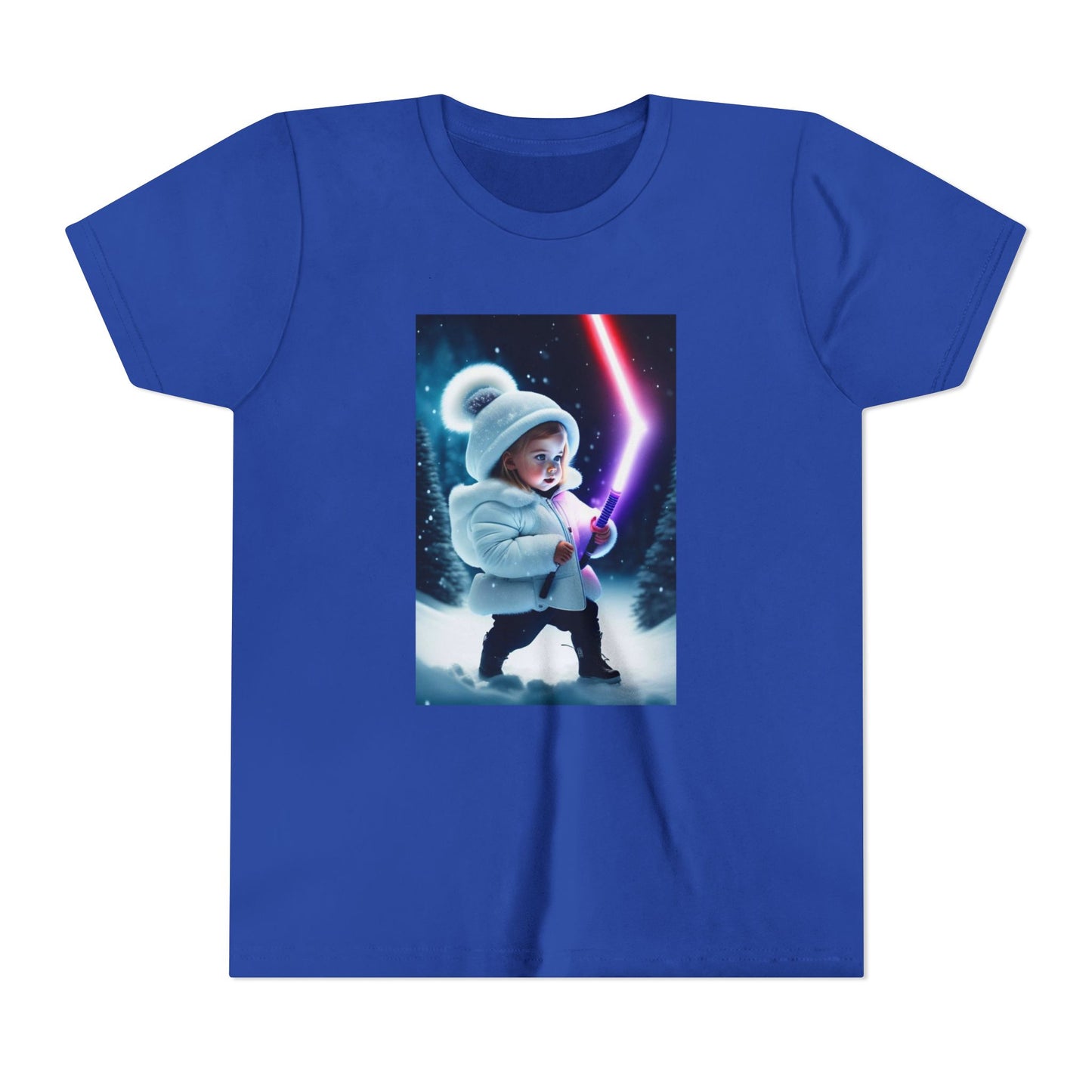 Youth Short Sleeve Tee - Cool Jedi Kid Design, Star Wars Inspired, Perfect for Birthdays, Playtime, and Pretend Adventures