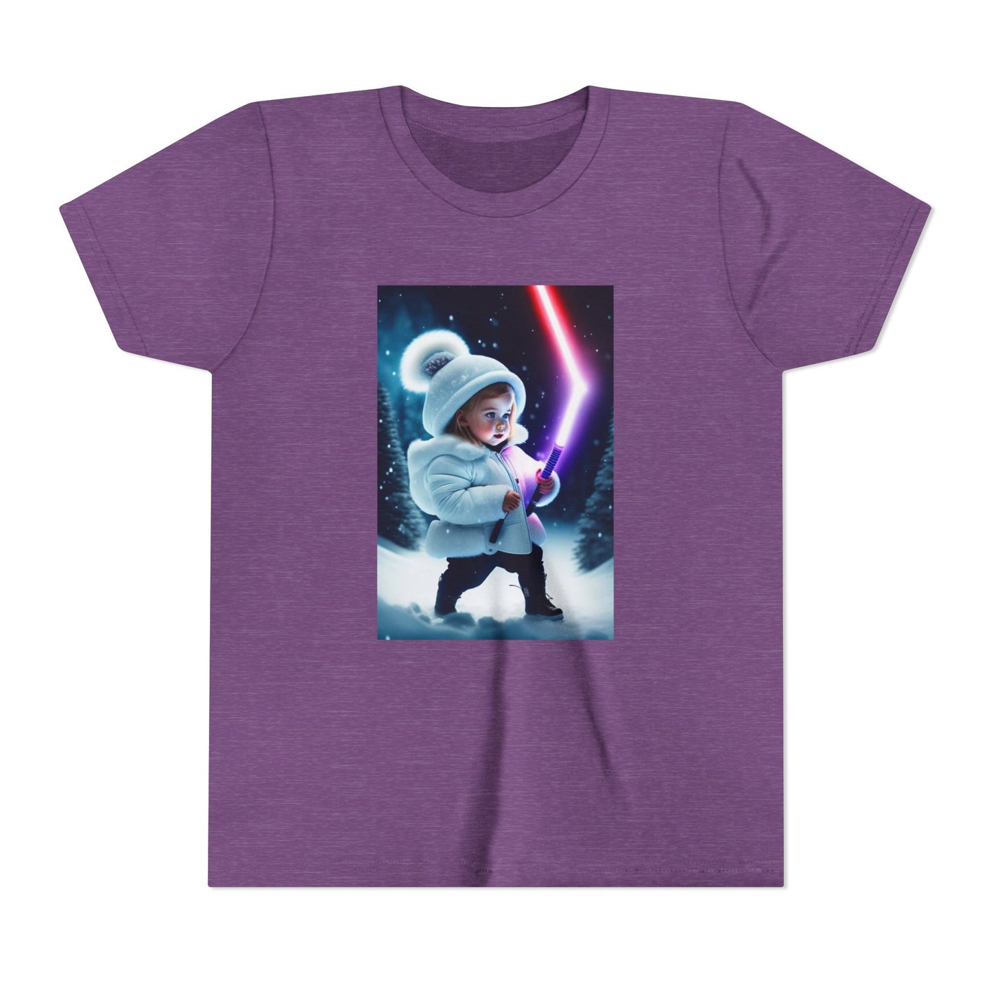 Youth Short Sleeve Tee - Cool Jedi Kid Design, Star Wars Inspired, Perfect for Birthdays, Playtime, and Pretend Adventures