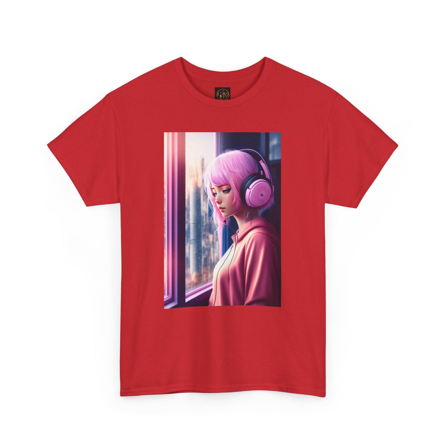Melancholic Vibes Unisex Heavy Cotton Tee, Aesthetic Shirt, Music Lover Gift, Casual Wear, Home Lounge Tee