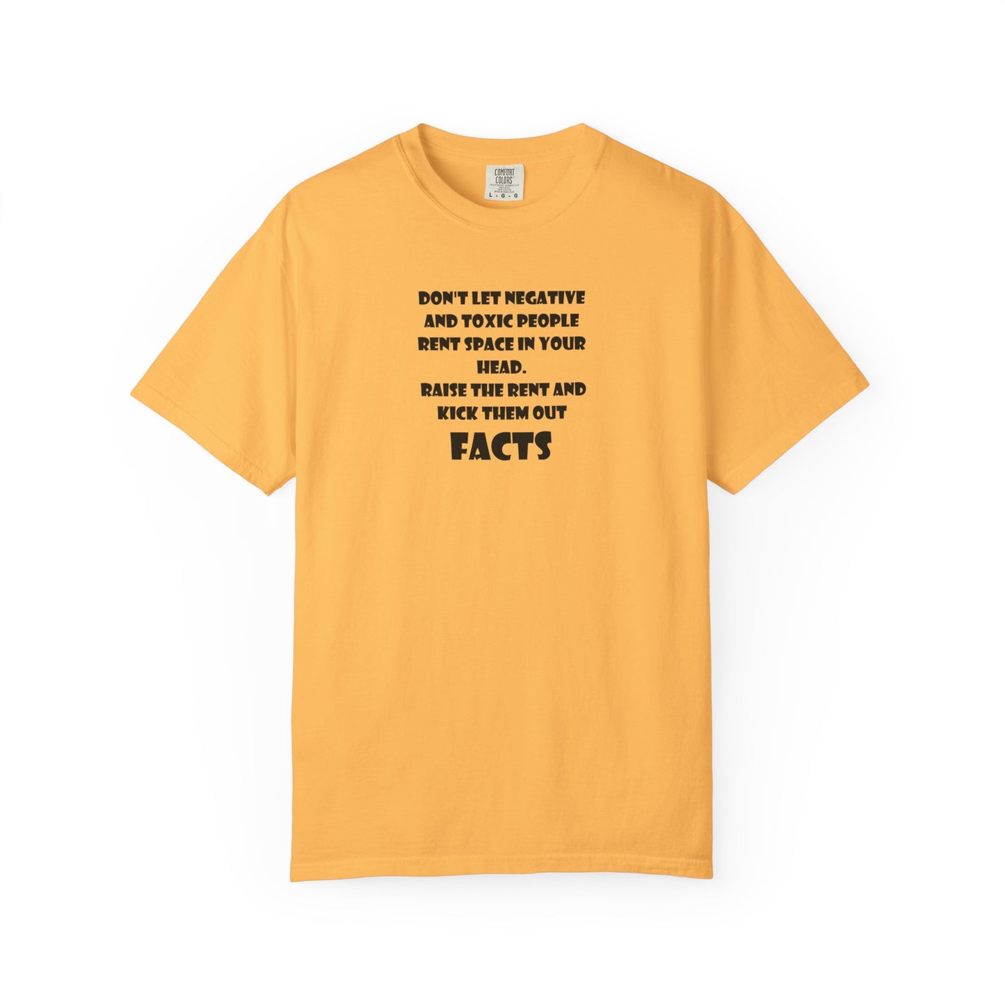 Graphic T-Shirt - Don't Let Negative Toxic People Rent Space In Your Head