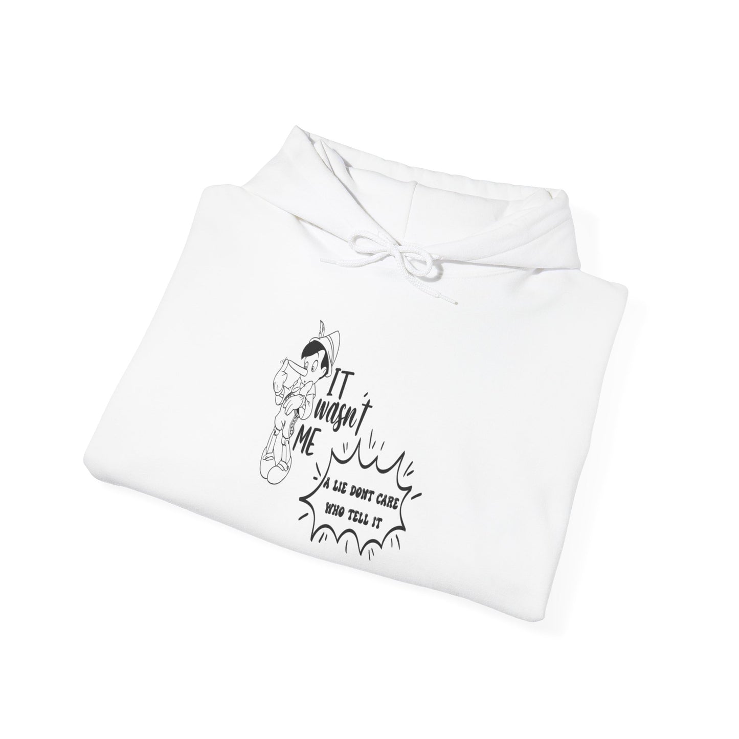 Hooded Sweatshirt Pinocchio and a Lie Design