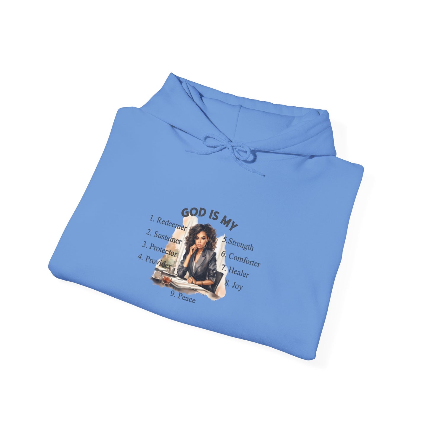 Inspirational Sweatshirt - 'God is My' Unisex Hoodie