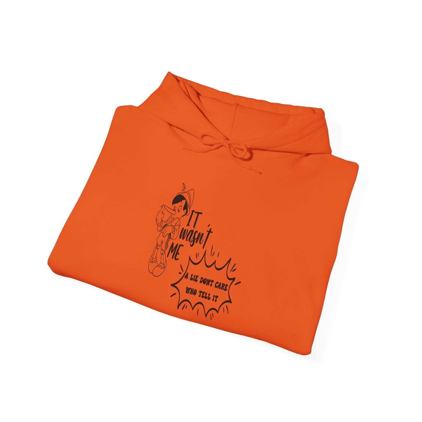 Hooded Sweatshirt Pinocchio and a Lie Design