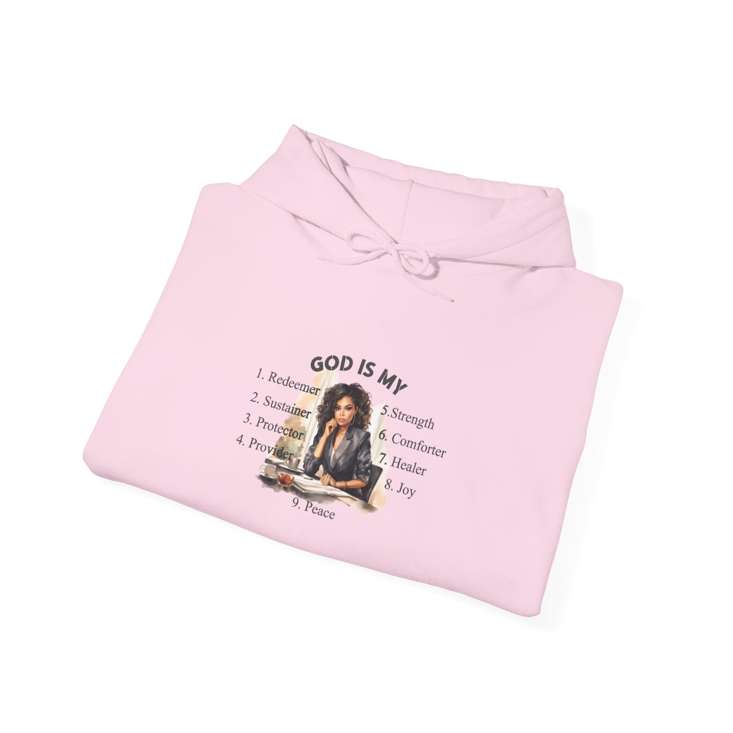 Inspirational Sweatshirt - 'God is My' Unisex Hoodie