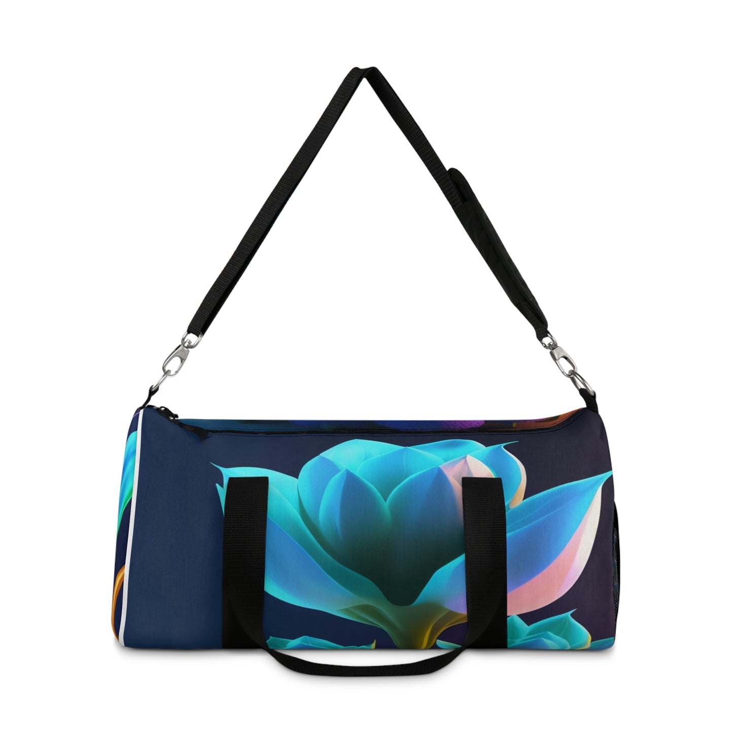 Vibrant Floral Duffel Bag - Perfect for Gym, Travel, Dance, Weekend Getaways, Flower Lovers