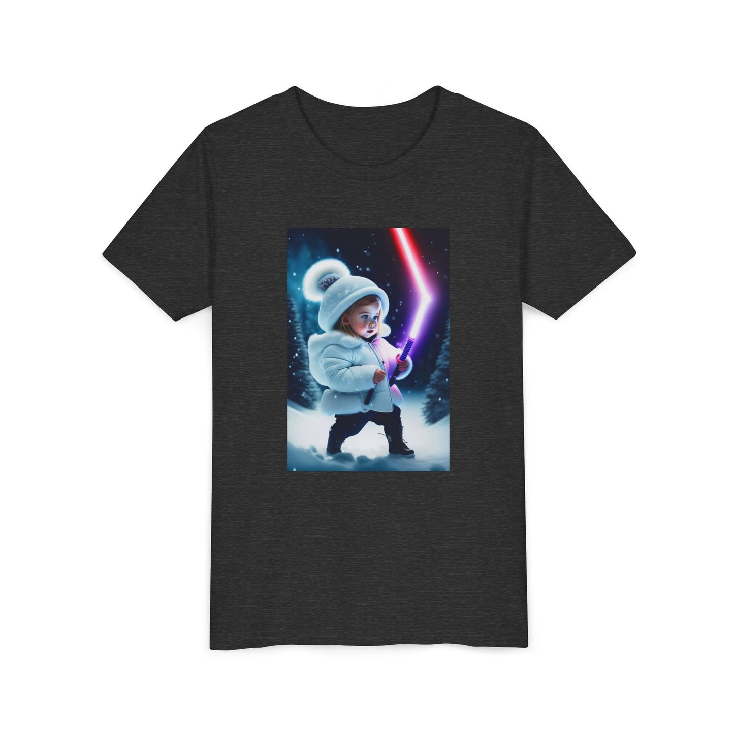 Youth Short Sleeve Tee - Cool Jedi Kid Design, Star Wars Inspired, Perfect for Birthdays, Playtime, and Pretend Adventures