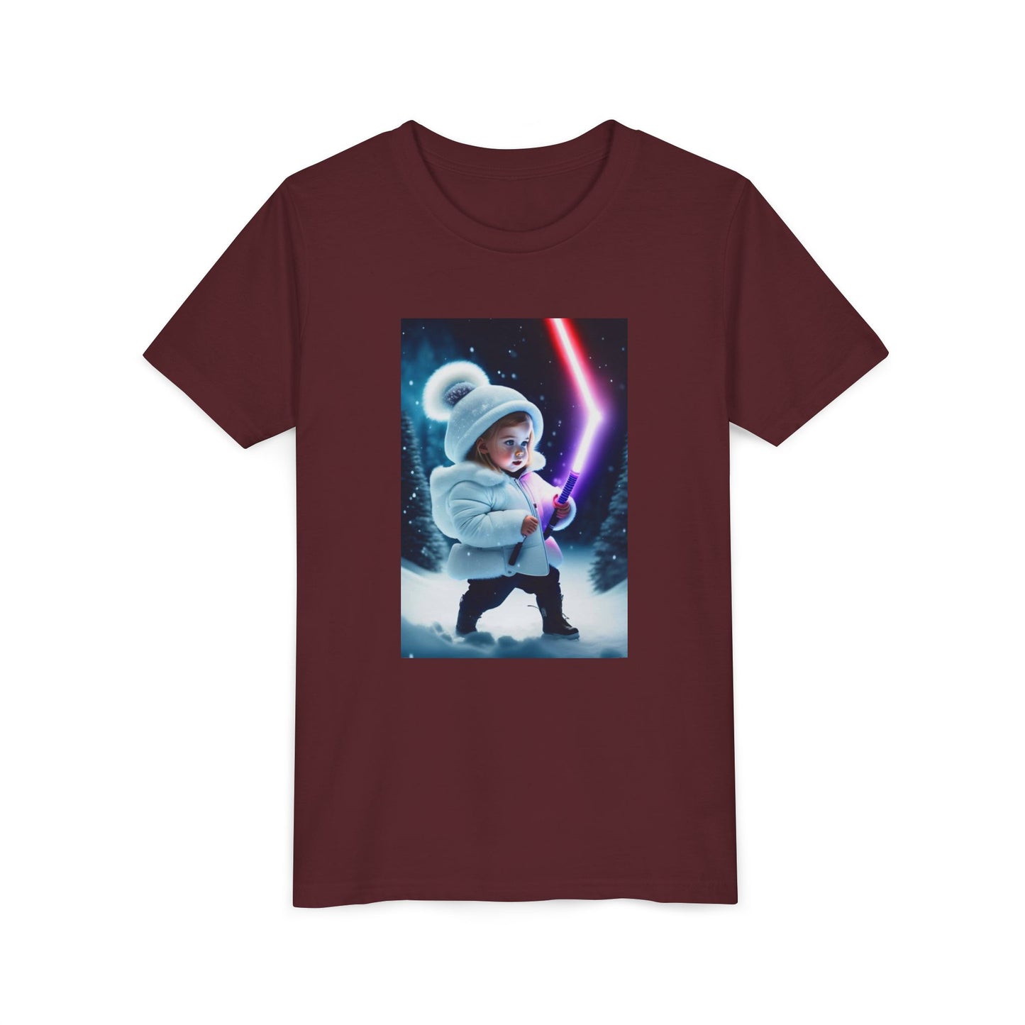 Youth Short Sleeve Tee - Cool Jedi Kid Design, Star Wars Inspired, Perfect for Birthdays, Playtime, and Pretend Adventures