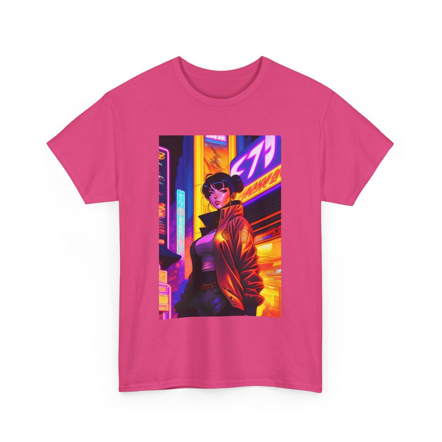 Vibrant Urban Art Tee | Unisex Cotton T-Shirt Inspired by City Life, Casual Wear, Gift for Art Lovers, Artistic Apparel, Streetwear Style
