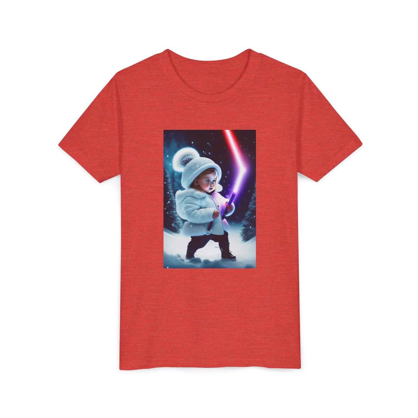 Youth Short Sleeve Tee - Cool Jedi Kid Design, Star Wars Inspired, Perfect for Birthdays, Playtime, and Pretend Adventures