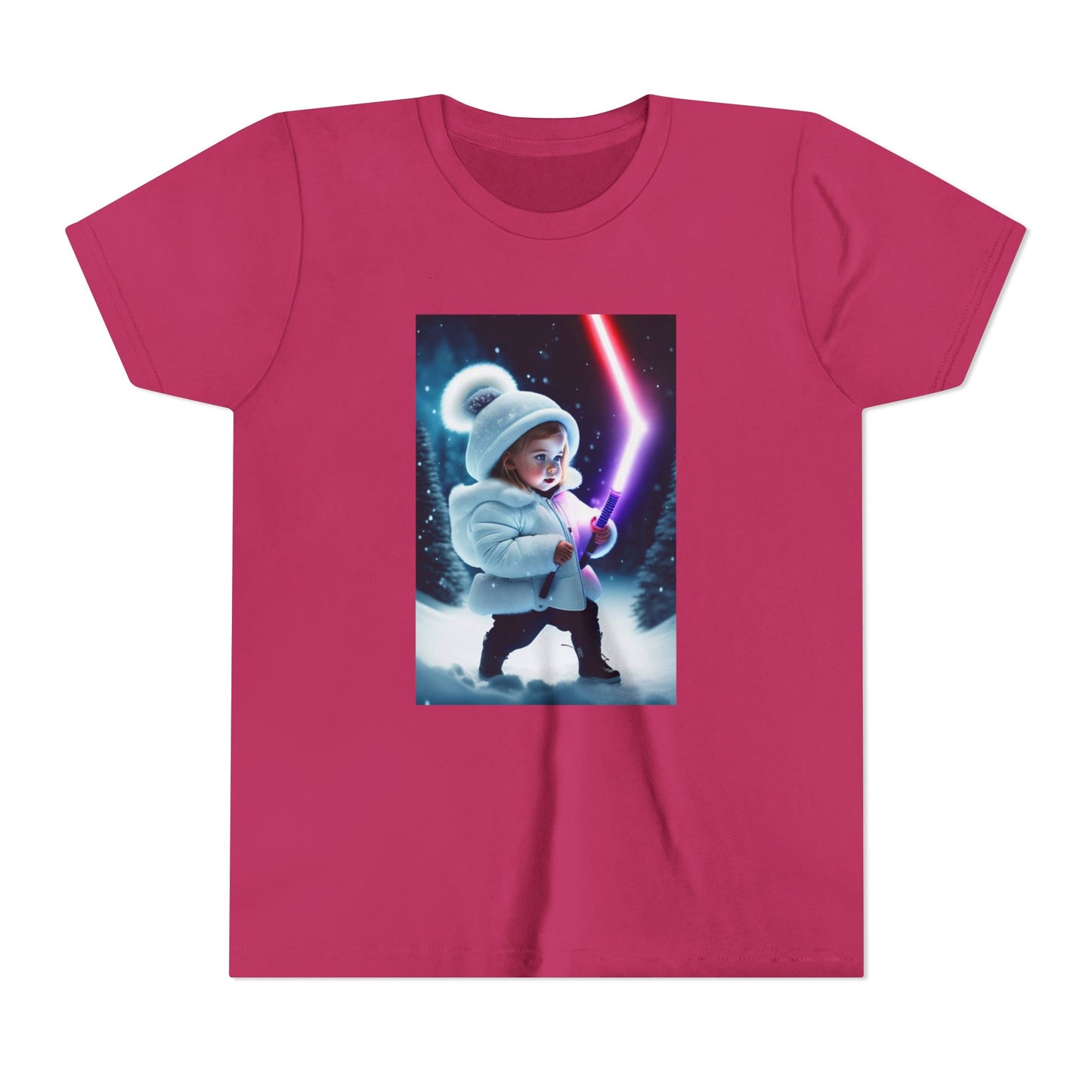 Youth Short Sleeve Tee - Cool Jedi Kid Design, Star Wars Inspired, Perfect for Birthdays, Playtime, and Pretend Adventures